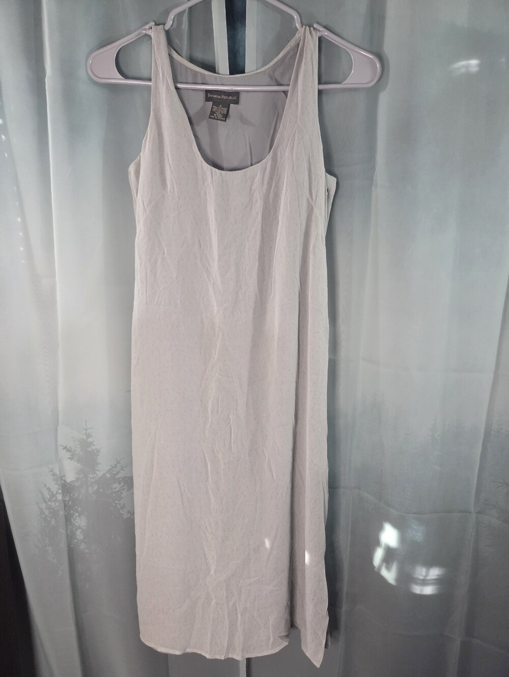 Banana Republic Sleeveless Midi Dress - Grey